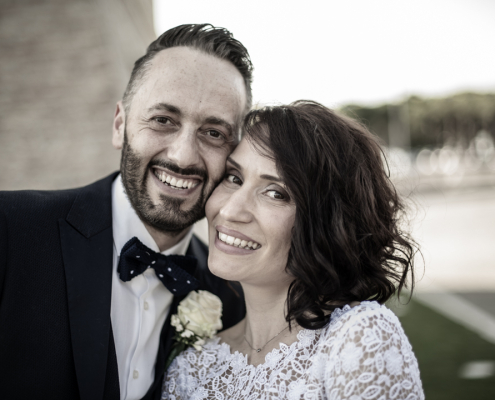 Sara e Thomas appena sposati