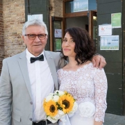 Fotografo matrimonialista babbo e figlia sposa