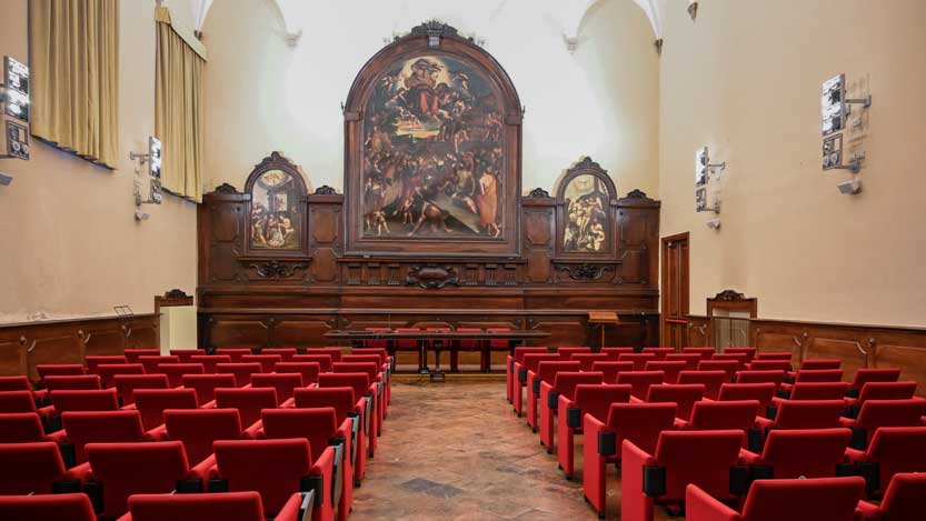 Sala muratori dove avvengono i matrimoni civili Ravenna