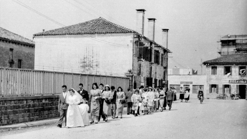vecchia foto di matrimonio