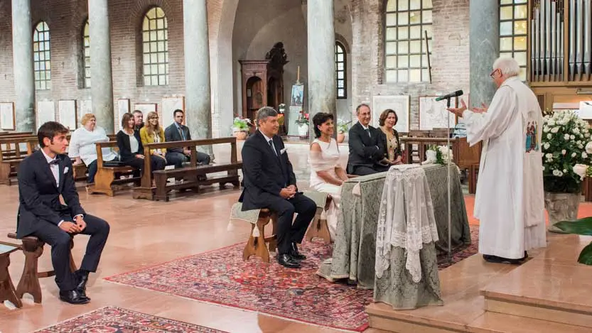 Ravenna matrimonio in San Giovanni Evangelista