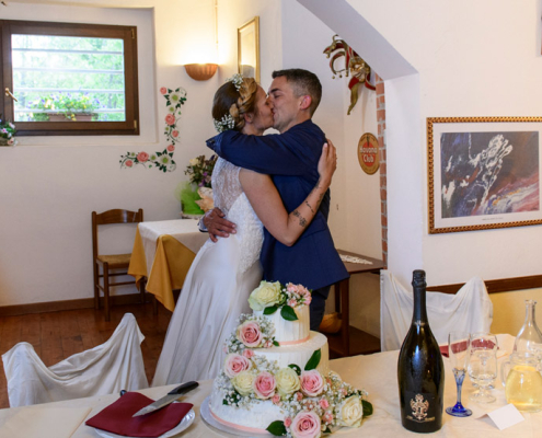 Vera e David il bacio