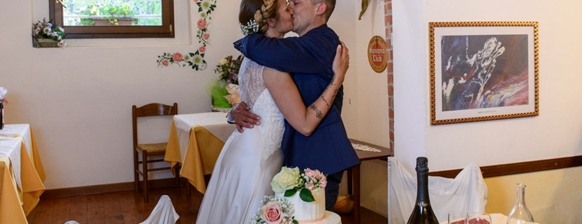 Vera e David il bacio