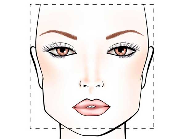 Forme del viso_ quadrato