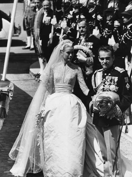 Grace Kelly in abito da sposa