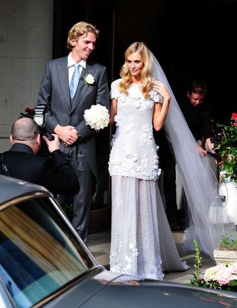 Poppy Delevingne il giorno del matrimonio con James Cook