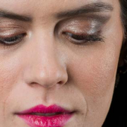 Trucco sposa sera con tocco dorato