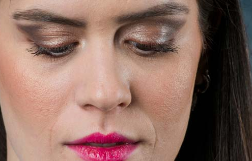 Trucco sposa sera con tocco dorato