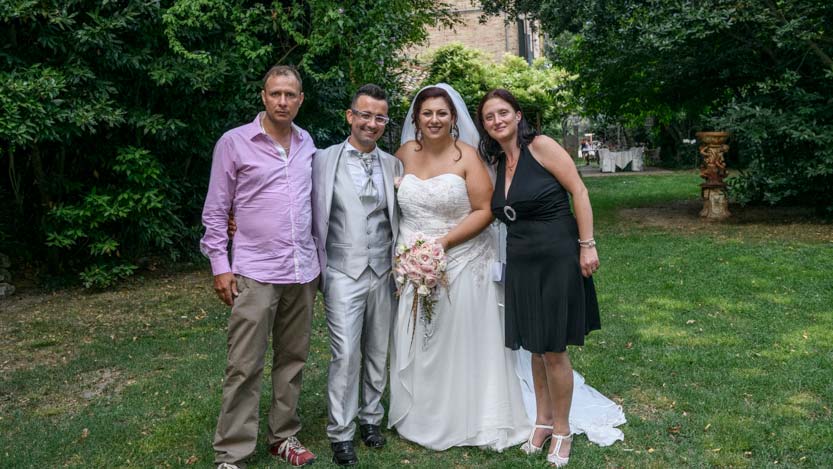 Location Matrimonio Palazzo Manzoni foto di gruppo