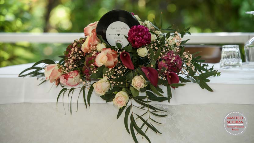 Decorazioni matrimonio per il tavolo