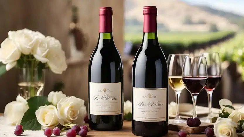 Bottiglie di vino per matrimonio