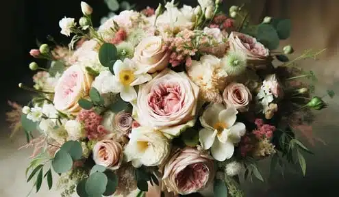 Bouquet da sposa matrimonio romantico