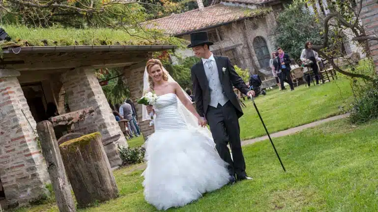 Matrimoni romantici esterno Borgo Fragnano