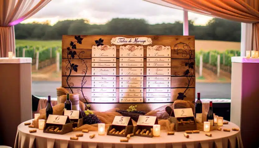 Tableau-de-Mariage-per-matrimonio-tema-vino