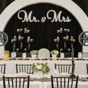 Location matrimonio a tema cinema apparecchiatura