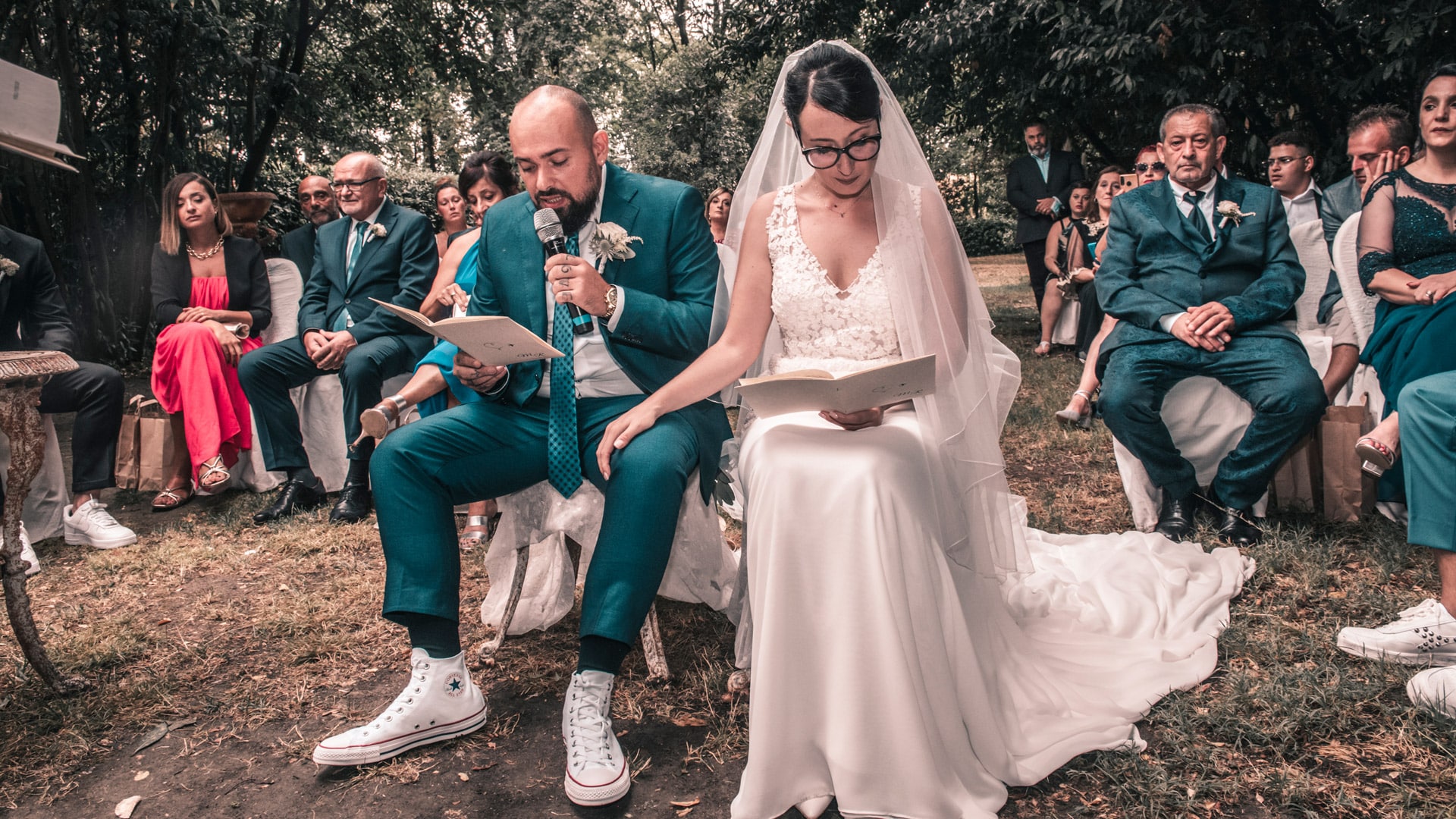 Sposo le la promessa di matrimonio