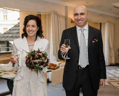 Hotel Carlton Bologna brindisi sposi