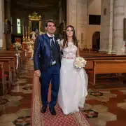 Santa Maria in Porto sposi all'uscita