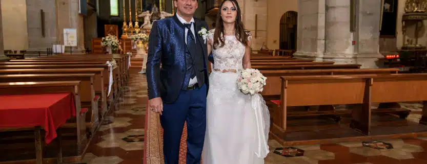 Santa Maria in Porto sposi all'uscita