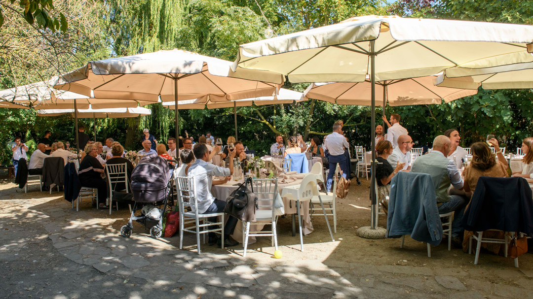 Antico Casale matrimonio ricevimento esterno