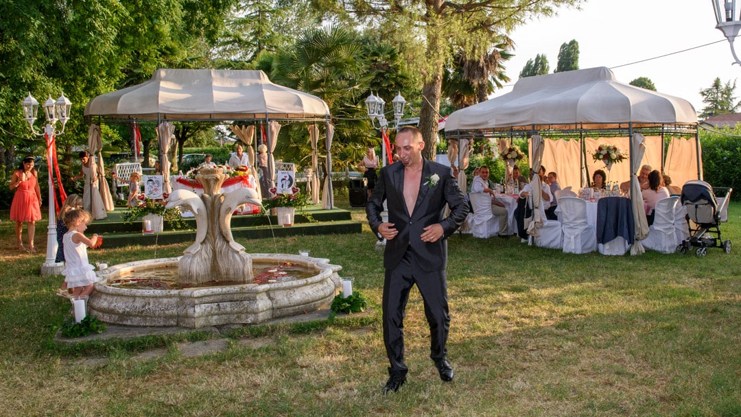 Fontana Giardino Villa le Palme Solarolo 