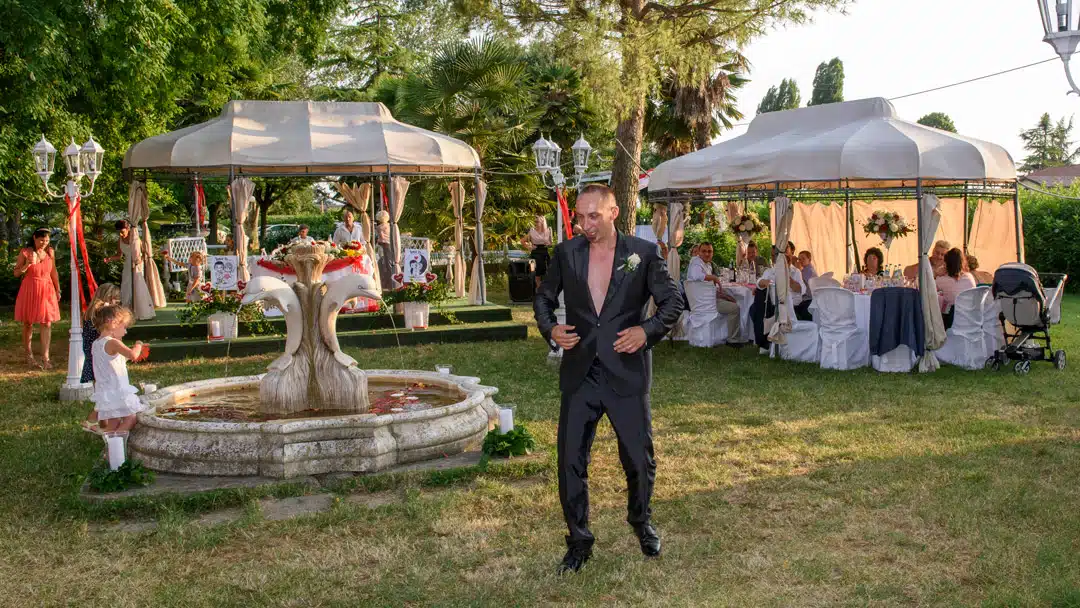 Fontana Giardino Villa le Palme Solarolo 