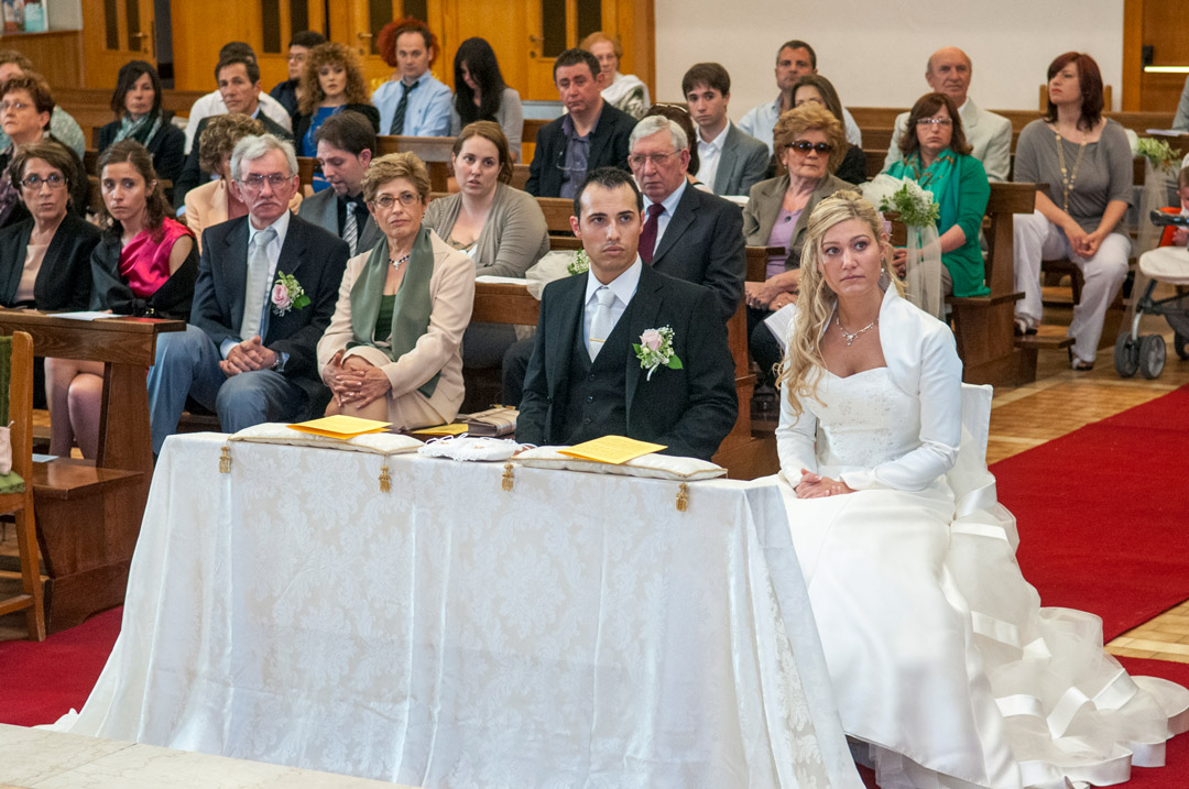 Cerimonia di matrimonio in chiesa a Ravenna