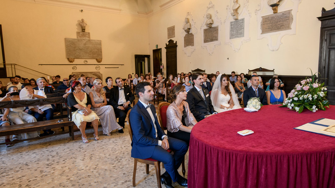 Fotografo matrimonio Ravenna nozze in municipio
