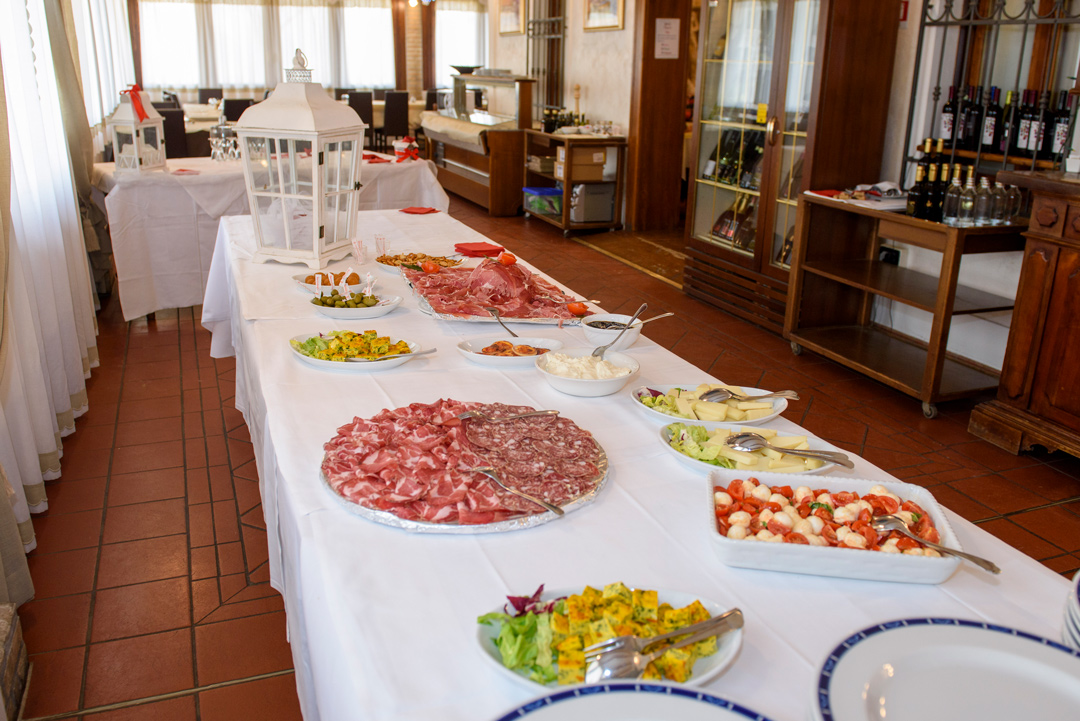 Tenuta Augusta Ravenna antipasti tipici romagnoli per il ricevimento 